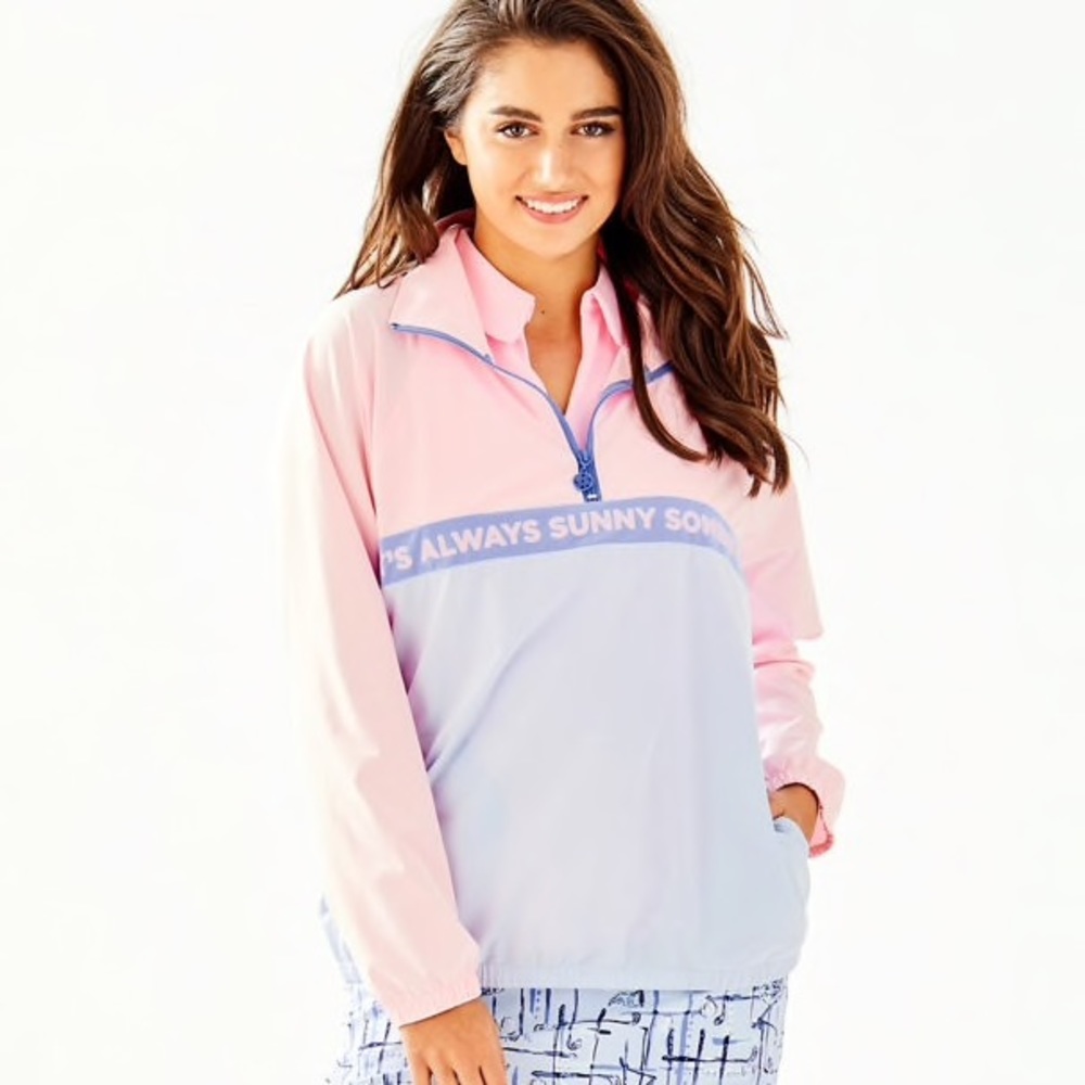 Lilly Pulitzer pullover windbreaker jacket